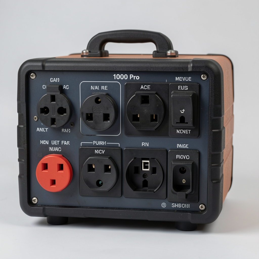 Jackery Explorer 1000 Pro taşınabilir güç istasyonu, dört AC prizli