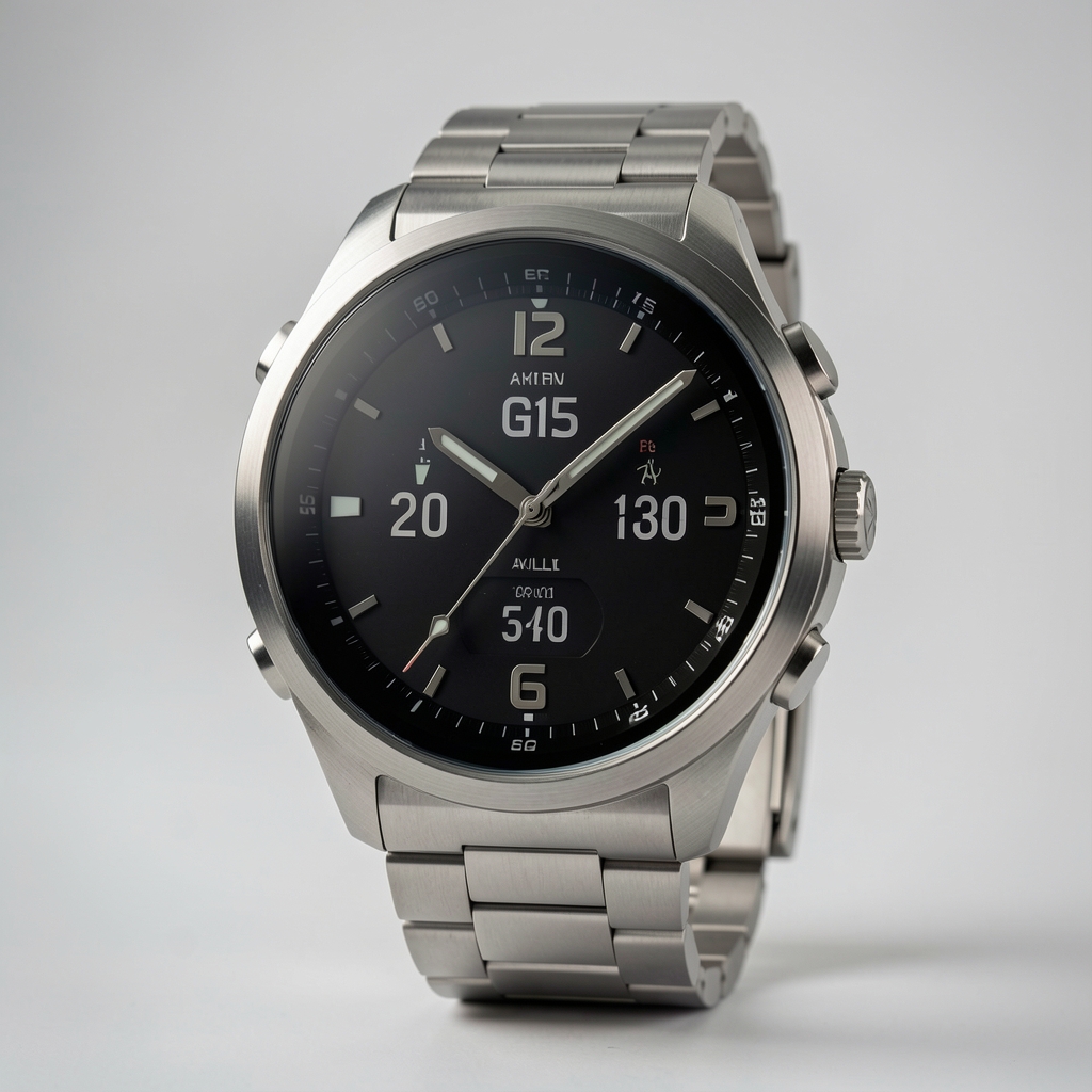 Garmin Fenix 7 Pro outdoor GPS akıllı saat, paslanmaz çelik çerçeveli