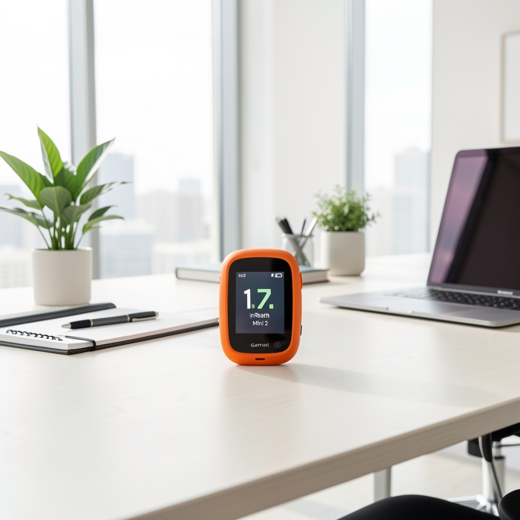 Garmin inReach Mini 2 kompakt GPS haberleşme cihazı, turuncu renkli