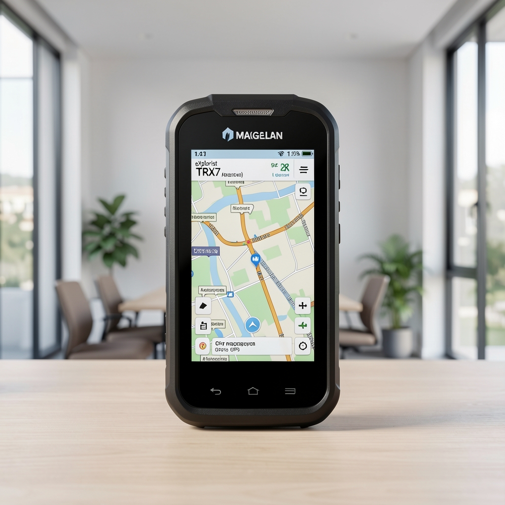Magellan eXplorist TRX7 arazi GPS navigasyon cihazı, büyük ekranlı