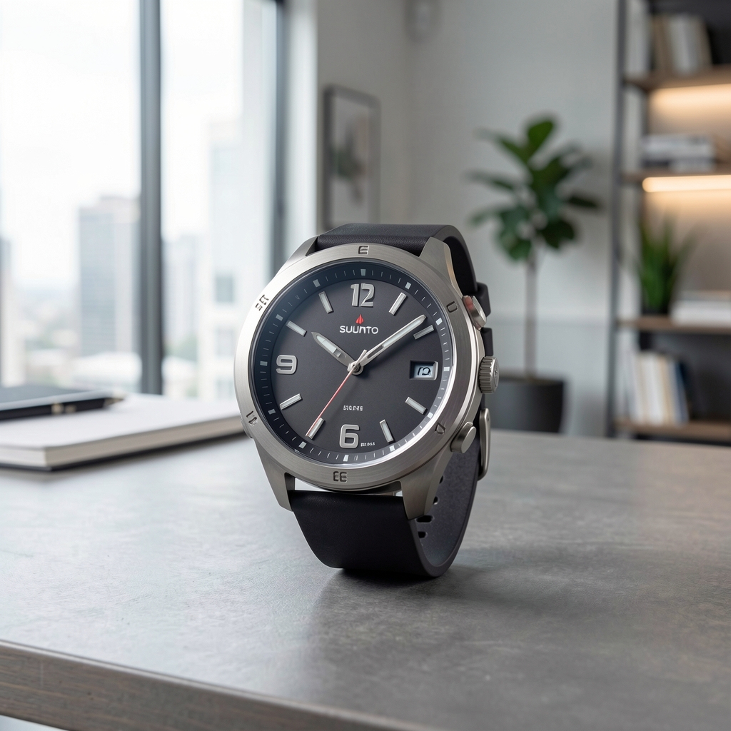 Suunto 9 Peak Pro outdoor saat, ince profil titanium kasa